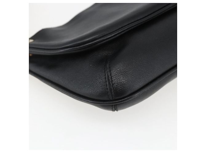 Borsa a Spalla Salvatore Ferragamo in Pelle Oro Nero Auth ka2367 D'oro - vista 15