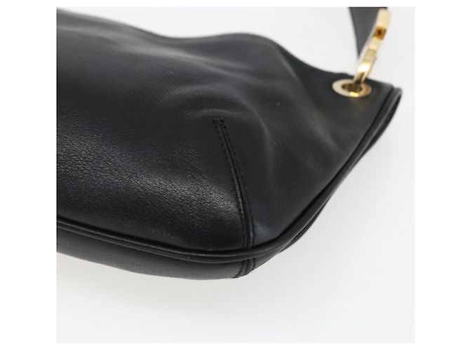 Borsa a Spalla Salvatore Ferragamo in Pelle Oro Nero Auth ka2367 D'oro - vista 16