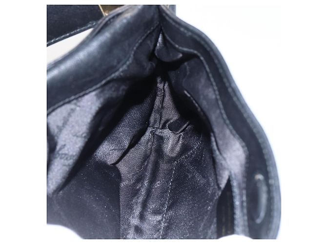 Borsa a Spalla Salvatore Ferragamo in Pelle Oro Nero Auth ka2367 D'oro - vista 18