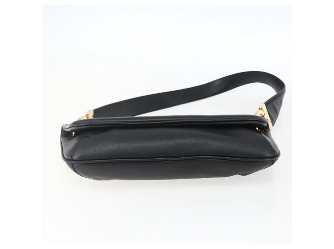 Borsa a Spalla Salvatore Ferragamo in Pelle Oro Nero Auth ka2367 D'oro - vista 5