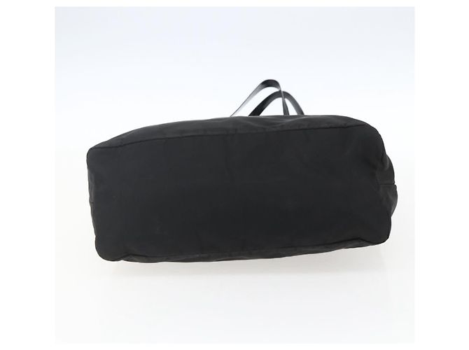 Borsa Tote PRADA in nylon nero argento Auth bs33254 - vista 5