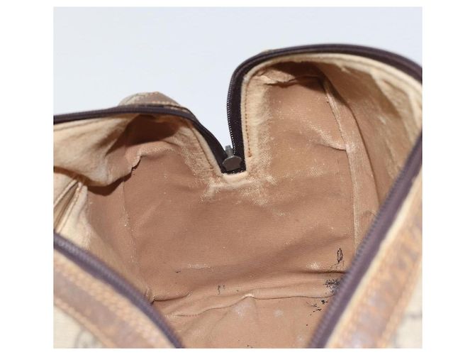 Borsa Sherry Line GG Supreme Web di GUCCI in PVC beige 002 115 6697 4023 Auth BA10364 - vista 19