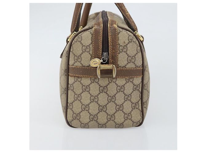 Borsa Sherry Line GG Supreme Web di GUCCI in PVC beige 002 115 6697 4023 Auth BA10364 - vista 3