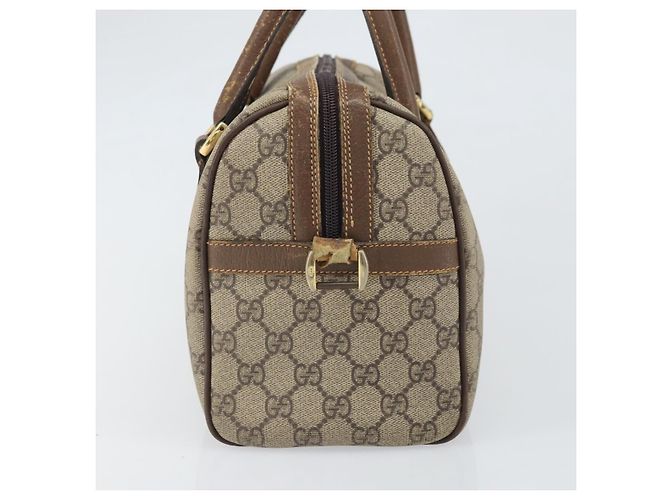 Borsa Sherry Line GG Supreme Web di GUCCI in PVC beige 002 115 6697 4023 Auth BA10364 - vista 4