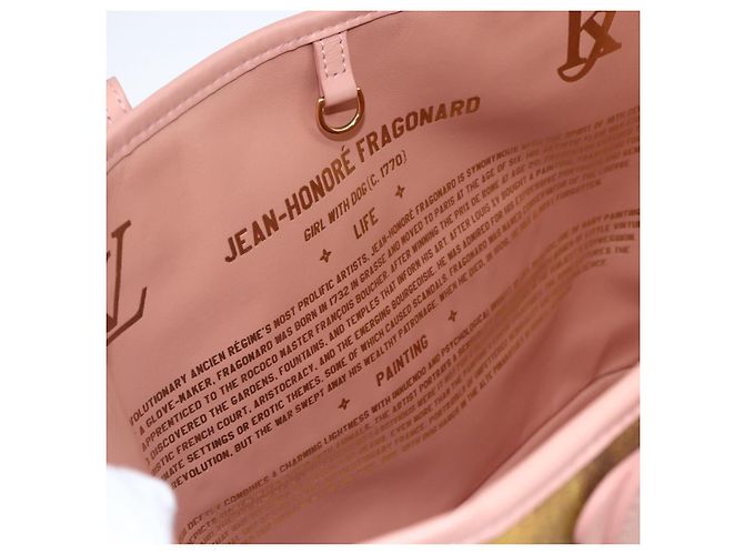 LOUIS VUITTON Masters Collection FRAGONARD Neverfull MM M43319 Auth 163469SAM Rosa - vista 22