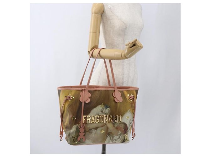 LOUIS VUITTON Masters Collection FRAGONARD Neverfull MM M43319 Auth 163469SAM Rosa - vista 38
