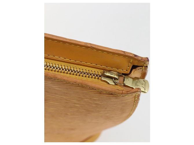 LOUIS VUITTON Borsa a Mano Epi Saint Jacques Gialla M52279 LV Auth 172034 Giallo - vista 10