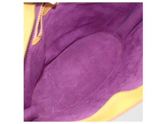 LOUIS VUITTON Borsa a Mano Epi Saint Jacques Gialla M52279 LV Auth 172034 Giallo - vista 11