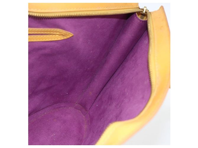 LOUIS VUITTON Borsa a Mano Epi Saint Jacques Gialla M52279 LV Auth 172034 Giallo - vista 18
