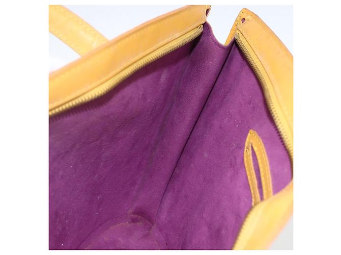 LOUIS VUITTON Borsa a Mano Epi Saint Jacques Gialla M52279 LV Auth 172034 Giallo - vista 19