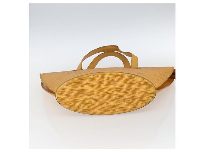 LOUIS VUITTON Borsa a Mano Epi Saint Jacques Gialla M52279 LV Auth 172034 Giallo - vista 5