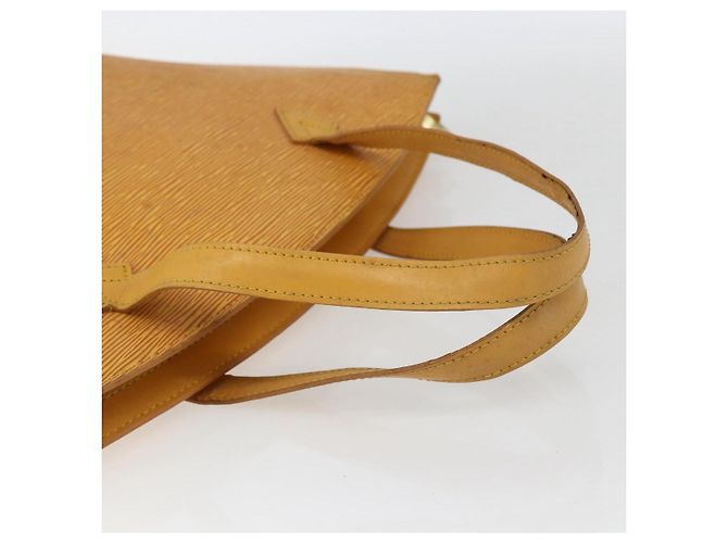 LOUIS VUITTON Borsa a Mano Epi Saint Jacques Gialla M52279 LV Auth 172034 Giallo - vista 7