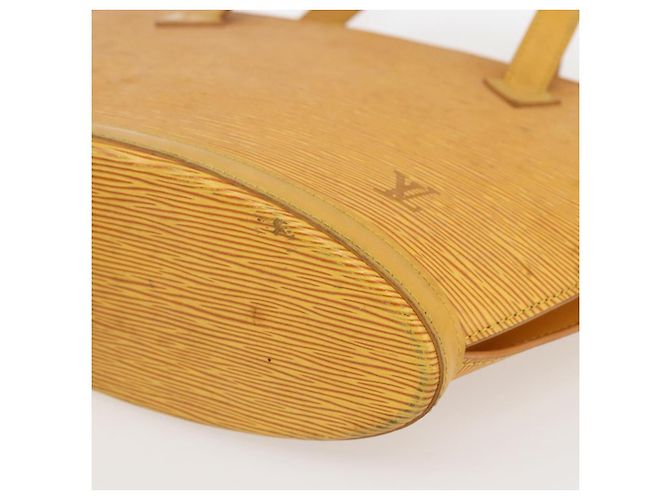 LOUIS VUITTON Borsa a Mano Epi Saint Jacques Gialla M52279 LV Auth 172034 Giallo - vista 9