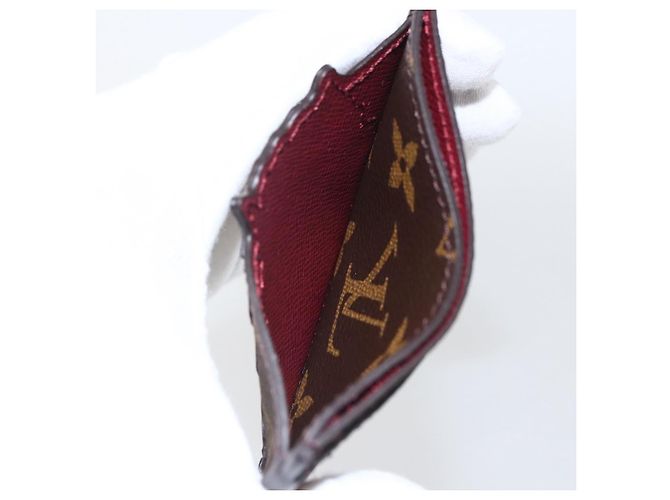 LOUIS VUITTON Catgram Tarjetero Catnap M15155 LV Auth 170015SM Monograma - vista 11