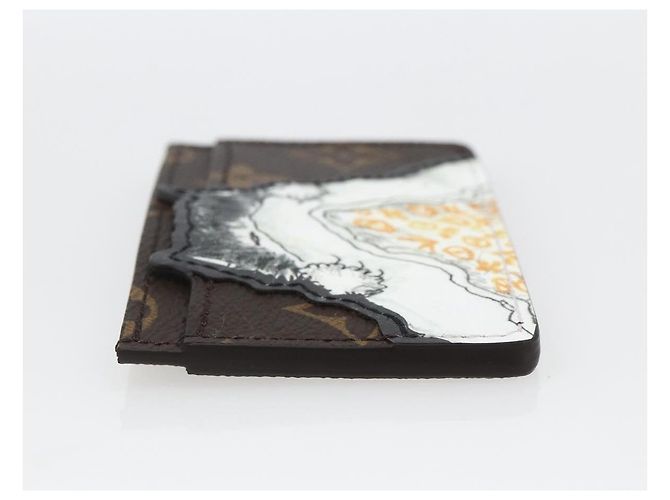LOUIS VUITTON Catgram Tarjetero Catnap M15155 LV Auth 170015SM Monograma - vista 3