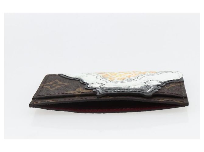LOUIS VUITTON Catgram Tarjetero Catnap M15155 LV Auth 170015SM Monograma - vista 5