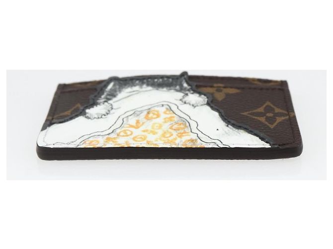 LOUIS VUITTON Catgram Tarjetero Catnap M15155 LV Auth 170015SM Monograma - vista 6