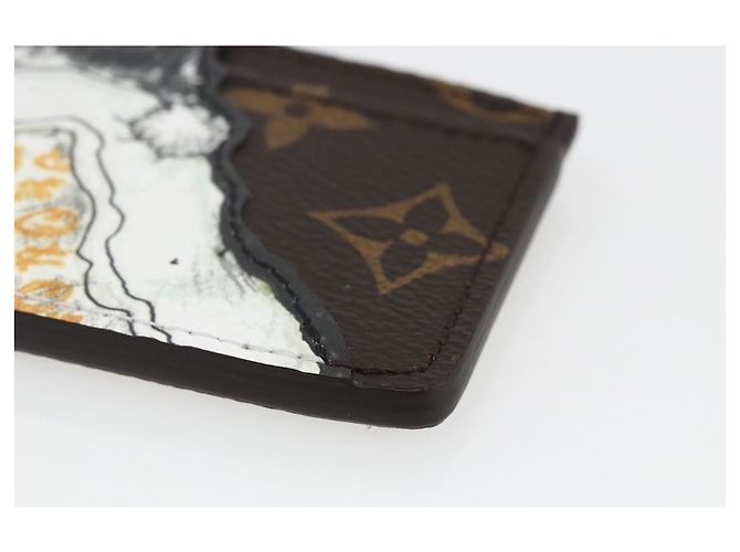 LOUIS VUITTON Catgram Tarjetero Catnap M15155 LV Auth 170015SM Monograma - vista 7