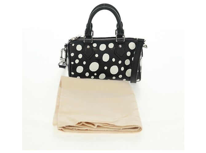 LOUIS VUITTON Empreinte Géant Point Infini Nano Speedy Bag M81910 Auth BA9652SM Noir - vue 12