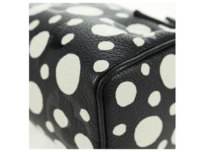 LOUIS VUITTON Empreinte Géant Point Infini Nano Speedy Bag M81910 Auth BA9652SM Noir - vue 17