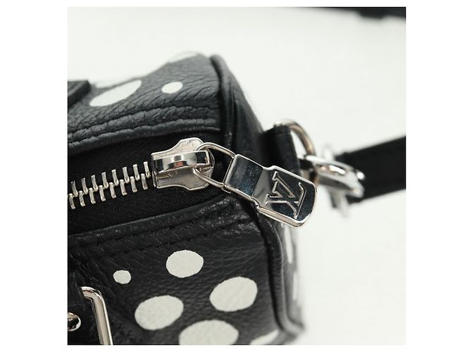LOUIS VUITTON Empreinte Géant Point Infini Nano Speedy Bag M81910 Auth BA9652SM Noir - vue 21
