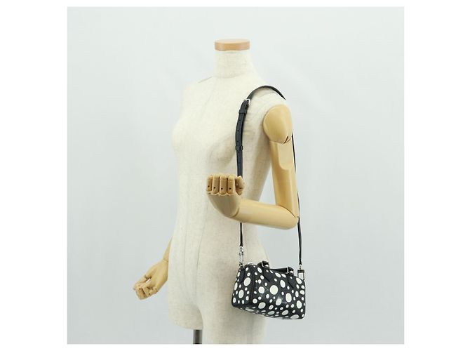 LOUIS VUITTON Empreinte Géant Point Infini Nano Speedy Bag M81910 Auth BA9652SM Noir - vue 25