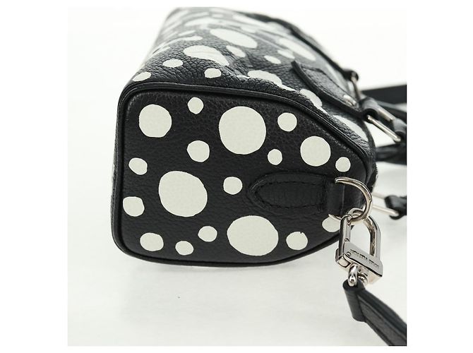 LOUIS VUITTON Empreinte Géant Point Infini Nano Speedy Bag M81910 Auth BA9652SM Noir - vue 4
