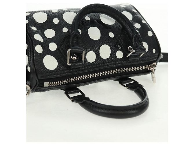 LOUIS VUITTON Empreinte Géant Point Infini Nano Speedy Bag M81910 Auth BA9652SM Noir - vue 6