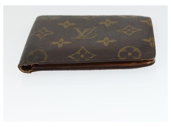 Portafoglio Monogram LOUIS VUITTON 3 pezzi LV Auth BA10350 Monogramma - vista 13