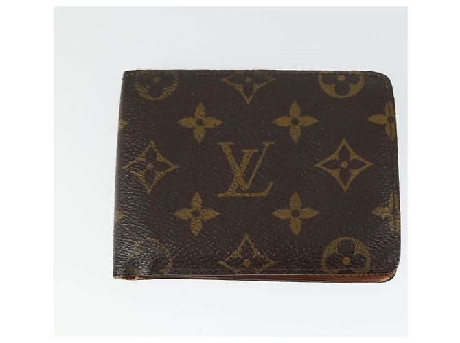 Portafoglio Monogram LOUIS VUITTON 3 pezzi LV Auth BA10350 Monogramma - vista 9