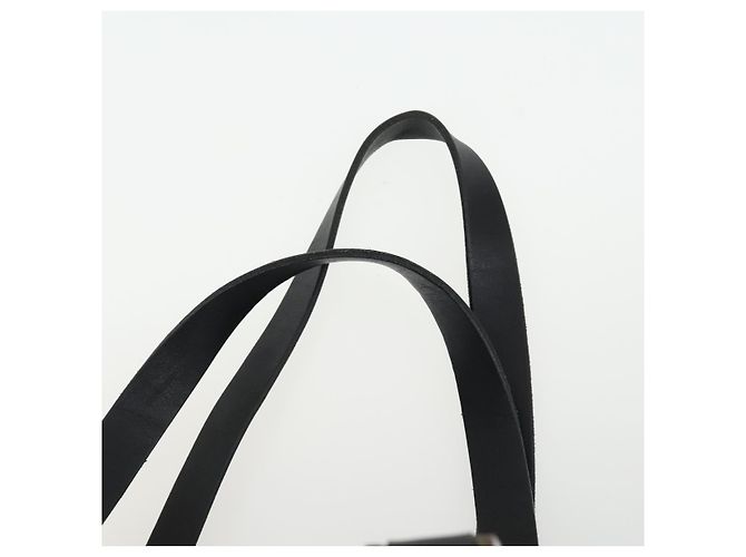 Borsa Boston in tela Zucchino FENDI nera e marrone Auth ep13122 Nero - vista 8