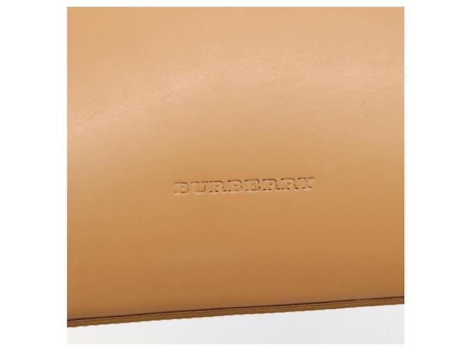 Burberry Borsa a mano in pelle beige oro Auth BA10666 D'oro - vista 17