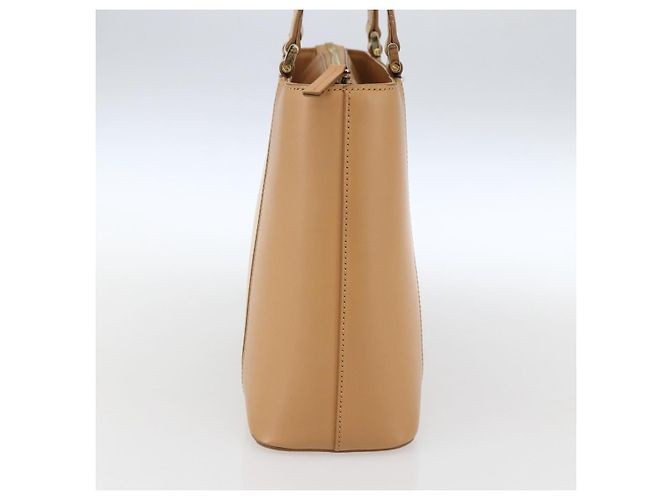 Burberry Borsa a mano in pelle beige oro Auth BA10666 D'oro - vista 3