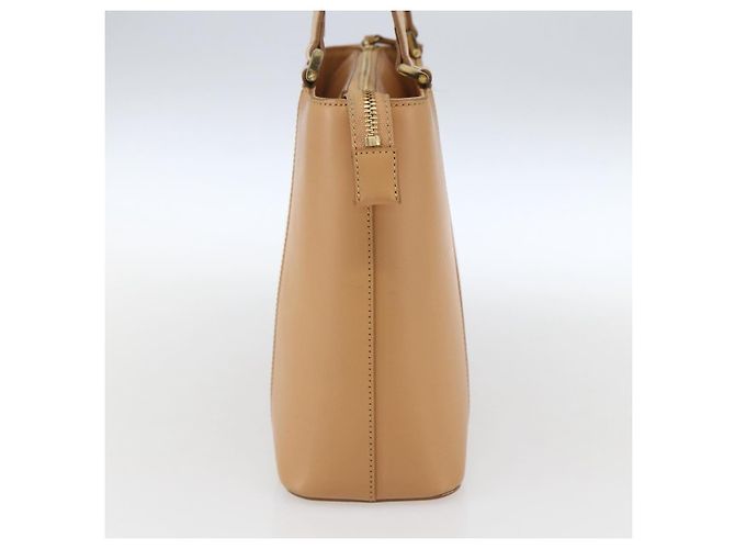 Burberry Borsa a mano in pelle beige oro Auth BA10666 D'oro - vista 4