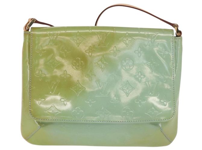 LOUIS VUITTON Borsa Thompson Street Monogram Vernis Blu Baby M91009 Auth BA10490 Blu chiaro - vista 13