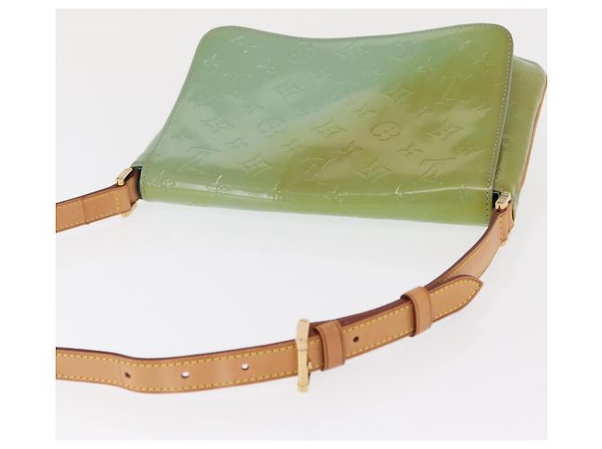 LOUIS VUITTON Borsa Thompson Street Monogram Vernis Blu Baby M91009 Auth BA10490 Blu chiaro - vista 6