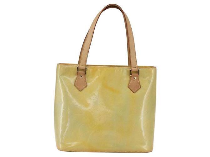 LOUIS VUITTON Borsa a Mano Monogram Vernis Houston Grigio M91053 LV Auth hk3454 - vista 13