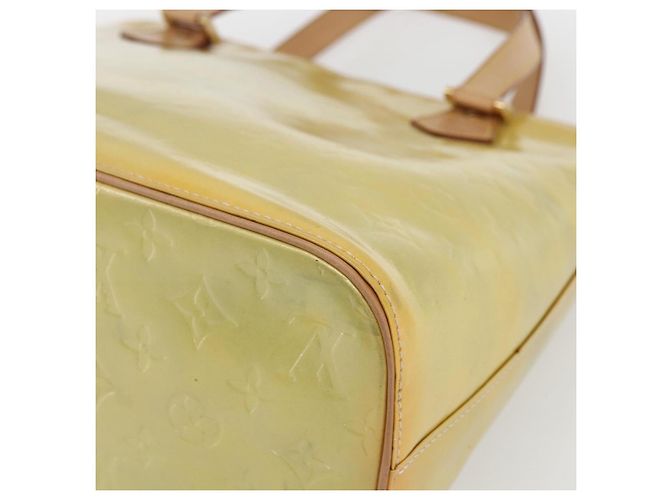 LOUIS VUITTON Borsa a Mano Monogram Vernis Houston Grigio M91053 LV Auth hk3454 - vista 16