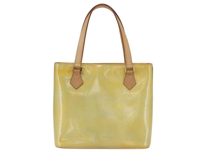 LOUIS VUITTON Borsa a Mano Monogram Vernis Houston Grigio M91053 LV Auth hk3454 - vista 2