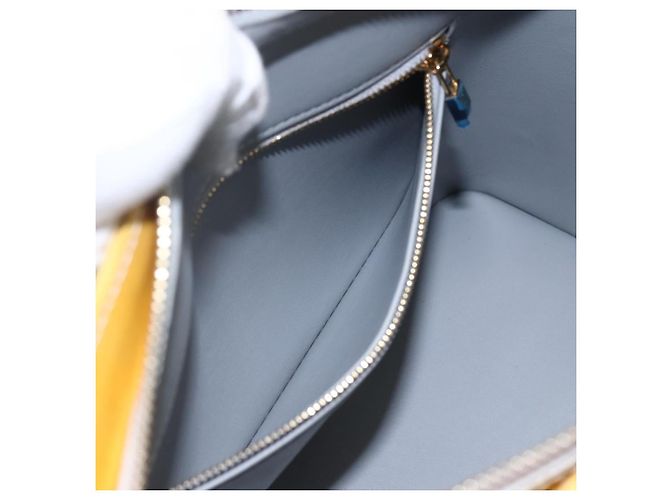 LOUIS VUITTON Borsa a Mano Monogram Vernis Houston Grigio M91053 LV Auth hk3454 - vista 21