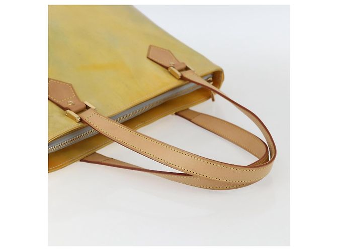 LOUIS VUITTON Borsa a Mano Monogram Vernis Houston Grigio M91053 LV Auth hk3454 - vista 7