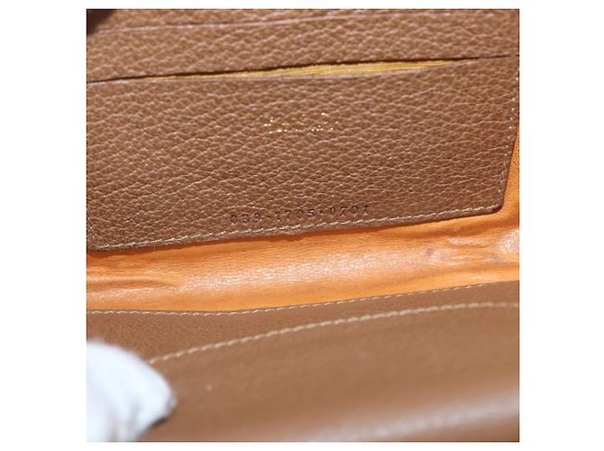 Borsa a mano in nylon Gucci Bamboo 2 vie marrone argento 039 1705 0701 Auth bs33342 - vista 11