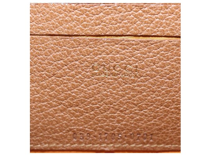 Borsa a mano in nylon Gucci Bamboo 2 vie marrone argento 039 1705 0701 Auth bs33342 - vista 20