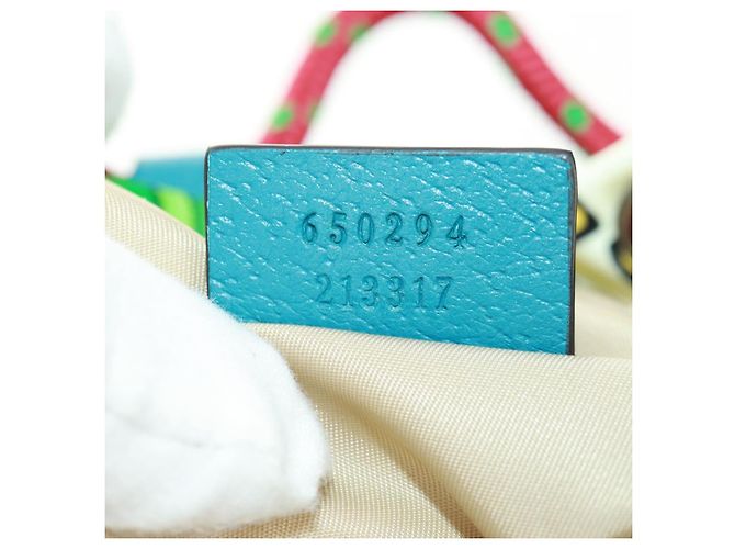 GUCCI Zaino The North Face in nylon verde argento 650294 Auth 170794SAM - vista 11