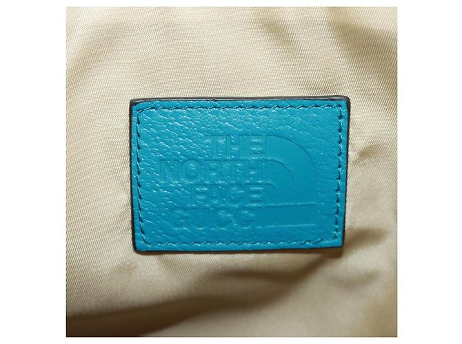 GUCCI Zaino The North Face in nylon verde argento 650294 Auth 170794SAM - vista 31