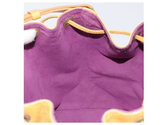 Noe LOUIS VUITTON Borsa a Spalla Petit Noé Epi Gialla M44109 LV Auth 171999 Giallo - vista 17