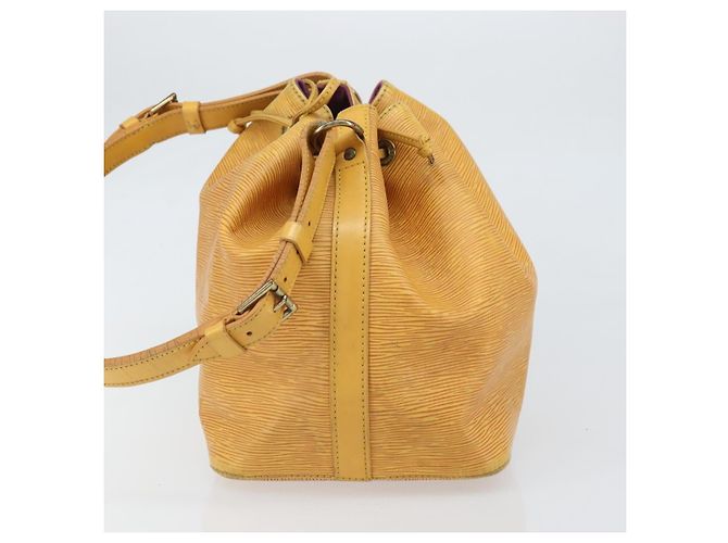 Noe LOUIS VUITTON Borsa a Spalla Petit Noé Epi Gialla M44109 LV Auth 171999 Giallo - vista 3