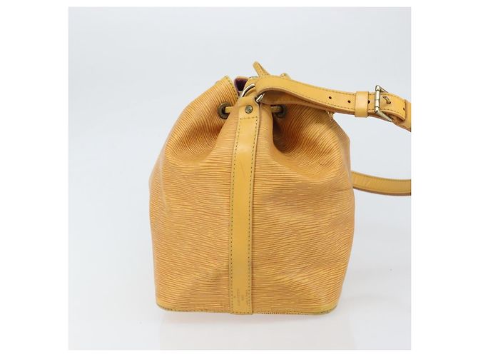 Noe LOUIS VUITTON Borsa a Spalla Petit Noé Epi Gialla M44109 LV Auth 171999 Giallo - vista 4