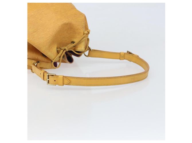 Noe LOUIS VUITTON Borsa a Spalla Petit Noé Epi Gialla M44109 LV Auth 171999 Giallo - vista 7