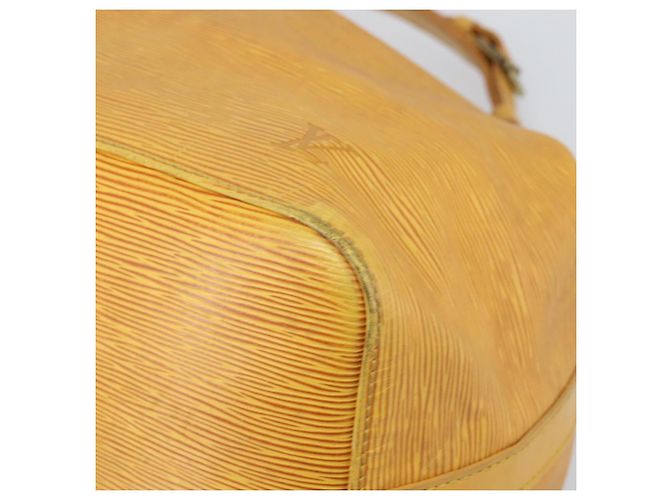 Noe LOUIS VUITTON Borsa a Spalla Petit Noé Epi Gialla M44109 LV Auth 171999 Giallo - vista 9